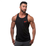 New fashion cotton sleeveless shirts tank top men Fitness shirt mens singlet Bodybuilding workout gym vest fitness men