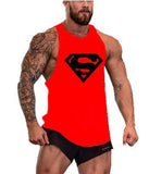 KOSMO MASA Skull Mens Tank Tops Shirt Bodybuilding Fitness Singlet Workout Tank Top Cotton Sleeveless Muscle Vest for Men MC0334