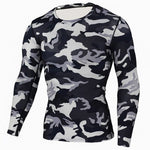 Men Compression sportswear Run Suits Clothes Sports Set Long t shirt And leggings Gym Fitness workout Tights clothing base layer