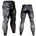 Men Compression sportswear Run Suits Clothes Sports Set Long t shirt And leggings Gym Fitness workout Tights clothing base layer