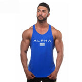 New Muscle Cotton Gym Tank Tops Men Sleeveless Tanktops For Boys Bodybuilding Clothing Undershirt Fitness Stringer workout Vest