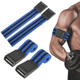 1 Pair BFR Training Fitness Gym Bands Blood Flow Restriction Occlusion Bandage Sports Exercise Bodybuilding Biceps Bands Belts