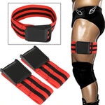 1 Pair BFR Training Fitness Gym Bands Blood Flow Restriction Occlusion Bandage Sports Exercise Bodybuilding Biceps Bands Belts