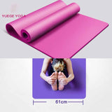 183*61*1.5cm Yoga Mats With Body Line Thick Hot Yoga Pilates Mats Gymnastics Balance Pads Fitness Mats Non-Slip Dance Pads