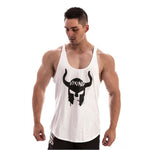 New 2019 Brand clothing Bodybuilding Fitness Tank Top Men workout VIKING print Vest Stringer wear Undershirt