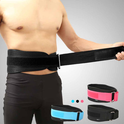 Nylon EVA Weight Lifting Weightlifting Squat Belt Lower Back Support Gym Bodybuilding Squats Training Fitness Protector Belt New