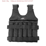 Max 20/50 kg  Loading Weighted Vest Jacket Load Weight Vest Exercise Boxing Training Fitness Equipment for Running 2019