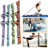 Yoga Belts Adjustable Exercise Stretch Strap Fitness Elastic Yoga Belt Waist Leg Resistance Gym Rope On For Beginner Children