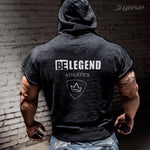 2019 Hot New Bodybuilding Sleeveless Hoodies Gyms Tank Tops For Men Singlets Shirt Cotton Fitness Sporting Clothing