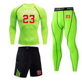 Jordan 23 Compression Tights Running Clothing Men's Basketball Base layer Leggings training track suit Sports suit Gym joggers