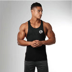 Muscle Cotton Gym Tank Tops Men Sleeveless Tanktops For Boys Bodybuilding Clothing Undershirt Fitness Stringer workout Vest