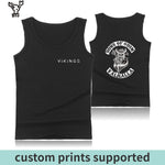 kpop SONS OF ODIN VALHALLA Bodybuilding Tank Tops Men Black O-Neck Tank Top Mens Hip Hop Vikings Casual Work Out Summer Vest 4XL