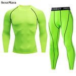 Sports clothing Men's Gym training Fitness sportswear Athletic physical workout Clothes Suits Running jogging Tracksuit Dry Fit