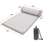 Massager Cushion Massage Yoga Mat Acupressure Relieve Stress Back Body Pain Spike Acupuncture Mat with Pillow