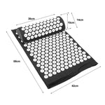 Massager Cushion Massage Yoga Mat Acupressure Relieve Stress Back Body Pain Spike Acupuncture Mat with Pillow