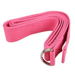 Fitness Yoga Belt Sport Exercise 2.5cm*185cm Adjustable Stretch Strap D-Ring Belts Waist Leg Gym 3 Colors