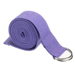 Fitness Yoga Belt Sport Exercise 2.5cm*185cm Adjustable Stretch Strap D-Ring Belts Waist Leg Gym 3 Colors