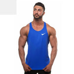 New fashion cotton sleeveless shirts tank top men Fitness shirt mens singlet Bodybuilding workout gym vest fitness men