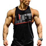 Men Gym Singlet Tank Tops Loose Breathable Bodybuilding Tops for Summer KNG88