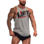 Men Gym Singlet Tank Tops Loose Breathable Bodybuilding Tops for Summer KNG88