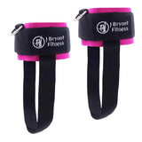 1 Pair Fitness Exercise Resistance Band Ankle Straps Cuff for Cable Machines Ab Leg Glute Training Home Gym Fitness Equipment