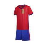 Lixada Football Shirt Uniforms Set Soccer Jerseys Short Sleeve Sports Clothing Breathable Ball Jersey Football Sweat T-Shirt
