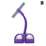 Multi Function Tension Rope Strong Fitness Resistance Bands Latex Pedal Women Men Sit Up Pull Ropes Yoga Fitness Equipment