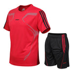 High Quality Loose Men's Sports Suits Quick Dry Running Sets Clothing New Sport Joggers Workout Gym Fitness Jogging Tracksuits