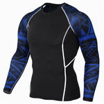 men's Long sleeves t-shirts Crossfit 2018 Fitness bodybuilding men t-shirts MMA Rashgard Fitness Clothing Sports Tops & Tees