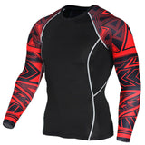 men's Long sleeves t-shirts Crossfit 2018 Fitness bodybuilding men t-shirts MMA Rashgard Fitness Clothing Sports Tops & Tees