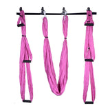 6 color  Strength Decompression yoga Hammock Inversion Trapeze  Anti-Gravity Aerial Traction Yoga Gym strap  yoga Swing  set