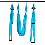 6 color  Strength Decompression yoga Hammock Inversion Trapeze  Anti-Gravity Aerial Traction Yoga Gym strap  yoga Swing  set