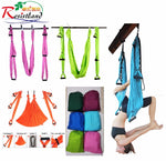 6 color  Strength Decompression yoga Hammock Inversion Trapeze  Anti-Gravity Aerial Traction Yoga Gym strap  yoga Swing  set