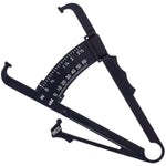 Skinfold Body Fat Caliper Body Fat Tester Skinfold Measurement Tape with Measurement Chart Outdoor Fitness Equipment