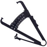Skinfold Body Fat Caliper Body Fat Tester Skinfold Measurement Tape with Measurement Chart Outdoor Fitness Equipment