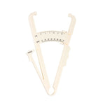 Skinfold Body Fat Caliper Body Fat Tester Skinfold Measurement Tape with Measurement Chart Outdoor Fitness Equipment