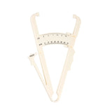 Skinfold Body Fat Caliper Body Fat Tester Skinfold Measurement Tape with Measurement Chart Outdoor Fitness Equipment
