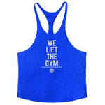 Brand Gyms Clothing Singlet Y Back Tank Top Men Fitness Stringer Vest Canotta Bodybuilding Sleeveless shirt Muscle Tanktop