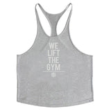 Brand Gyms Clothing Singlet Y Back Tank Top Men Fitness Stringer Vest Canotta Bodybuilding Sleeveless shirt Muscle Tanktop