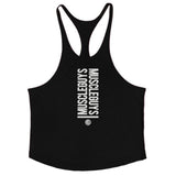 Brand Gyms Clothing Singlet Y Back Tank Top Men Fitness Stringer Vest Canotta Bodybuilding Sleeveless shirt Muscle Tanktop