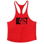 Brand Fitness Clothing Bodybuilding Stringer Tank Top Men Cotton Curved hem Y Back Sleeveless shirt Workout Vest gyms Singlets