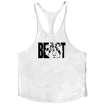 Brand Fitness Clothing Bodybuilding Stringer Tank Top Men Cotton Curved hem Y Back Sleeveless shirt Workout Vest gyms Singlets