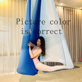 Elastic 5 meters 2017 Aerial Yoga Hammock Swing Latest Multifunction Anti-gravity Yoga belts for yoga training Yoga for sporting