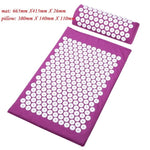 Massager Cushion Massage Yoga Mat Acupressure Relieve Stress Back Body Pain Spike Mat Acupuncture Massage Yoga Mat with Pillow