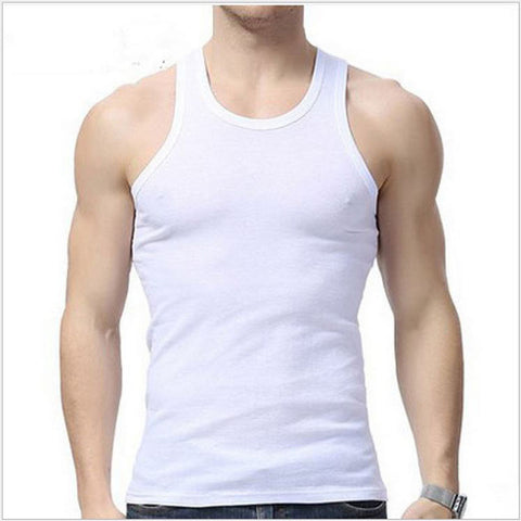 3colors Tank Top Men Bodybuilding Clothing Fitness Mens Sleeveless gyms Vests Cotton Singlets Muscle Tops Plus Size XXXL