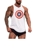 KOSMO MASA Skull Mens Tank Tops Shirt Bodybuilding Fitness Singlet Workout Tank Top Cotton Sleeveless Muscle Vest for Men MC0334