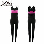 Sport Suit Women Jumpsuits Running Yoga Backless Gym Running Sets Sportswear Leggings Tight Tracksuit Workout Sports Clothing