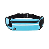 Running Waist Bag Sport Fanny Packs For Music With Headset Hole-Fits Smartphones Sports Bags Fitness Belt Chest Pouch Water Bags