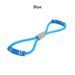 New Yoga Gym Fitness Resistance 8 Word Chest Expander Rubber Tubing Pull Rope Workout Muscle Elastic Bands for Sports Exercise