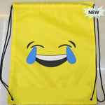 Funny emoticon Waterproof Swimming Storage Backpack Travel Shoulders Bag Storage Shoes Bag Water Sports Travel Portable Bag